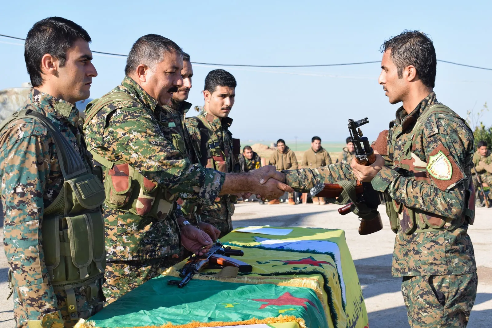 Other fighters joined SDF's ranks