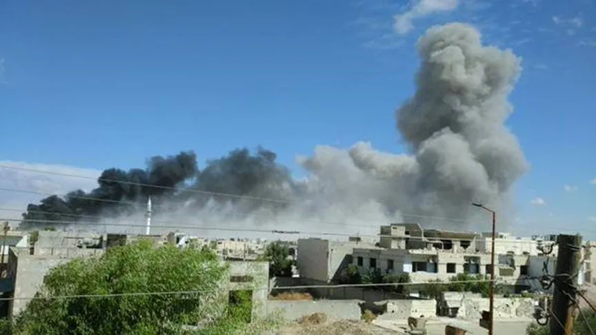 Mutual bombardments between regime forces , Turkish mercenaries in demilitarized areas