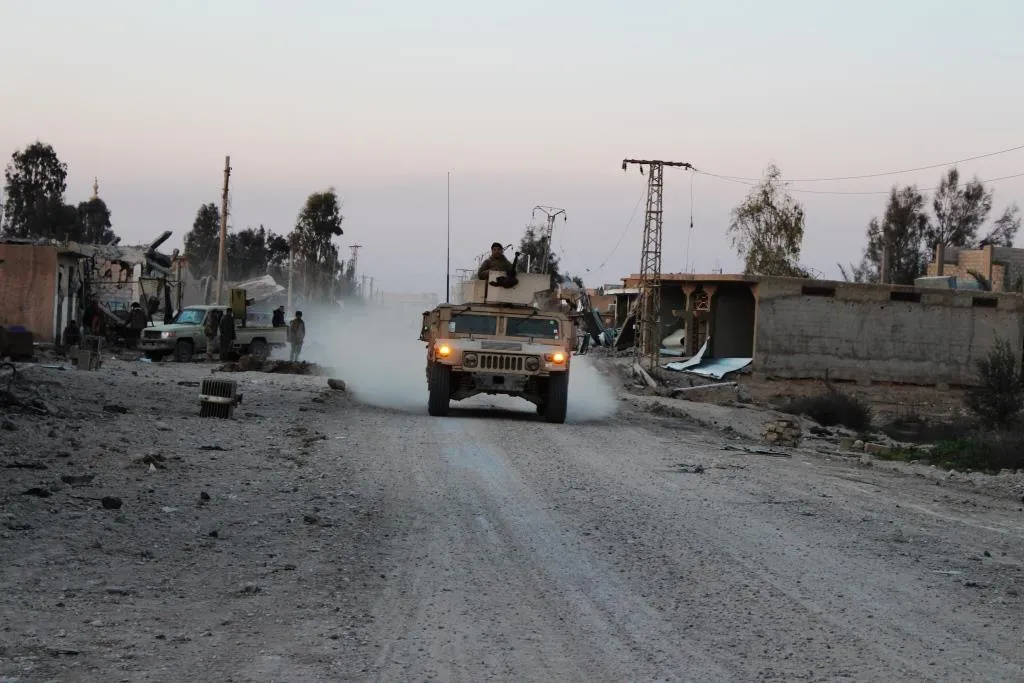 ANHA monitors SDF preparations in al-Sosa 
