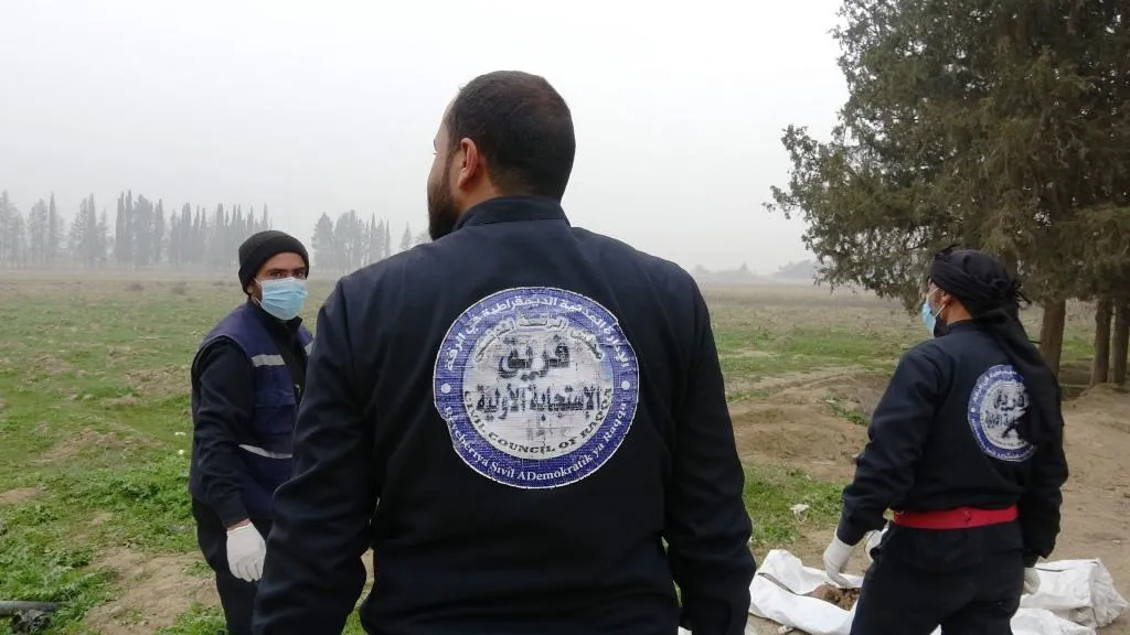 50 bodies were retrieved from cemetery of al-Fekhikha in al-Raqqa