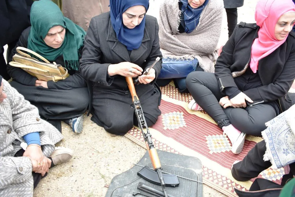 Women of Deir ez-Zor reinforce self- protection concept