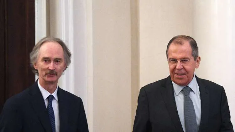 Pederson meets Lavrov in Moscow