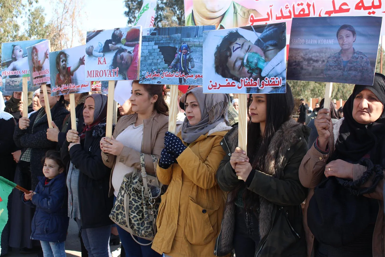 Dêrik, Tirbespiyê protestors: In Avesta's soul, we will liberate Afrin