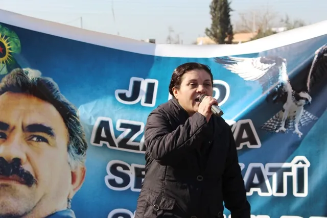 Dêrik, Tirbespiyê protestors: In Avesta's soul, we will liberate Afrin