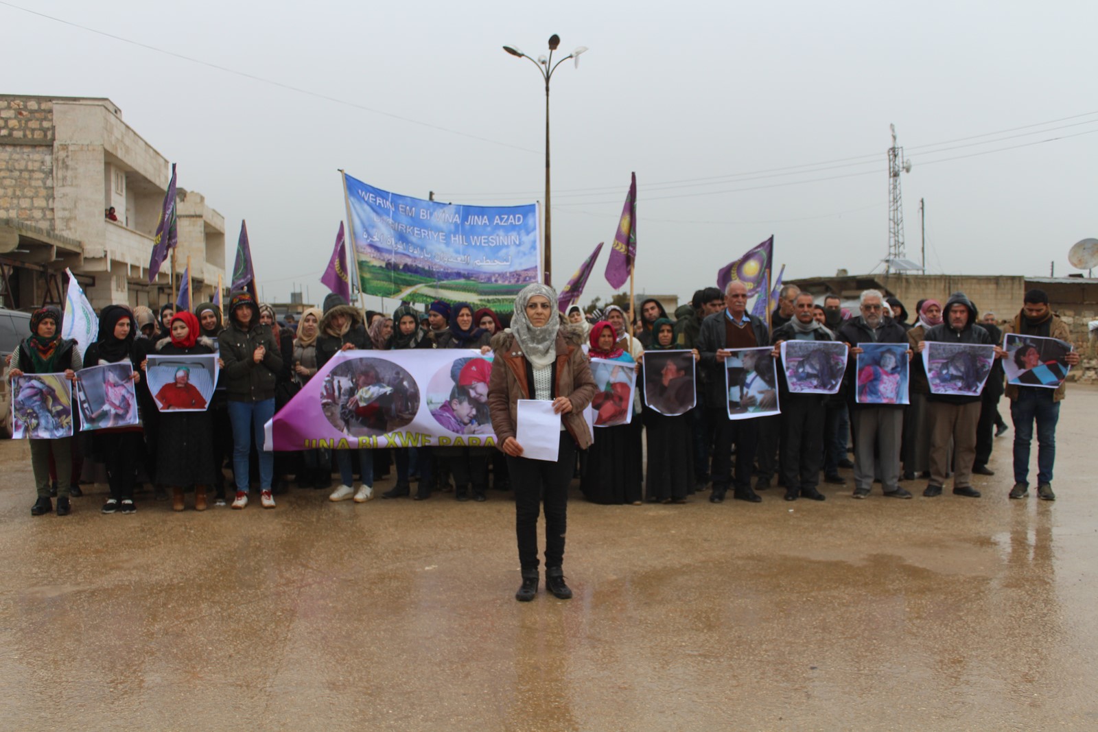 Free Women’s Union in al-Shahba denounce occupation, Turkish threats to Afrin, north Syria