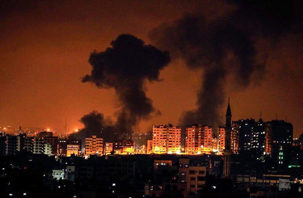 Series of Israeli raids on Gaza