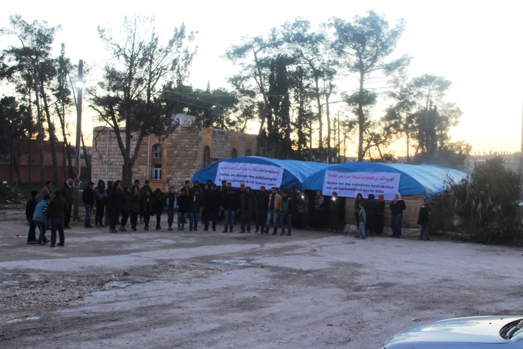 24 days of sit-in... Kobanî residents rejected occupation