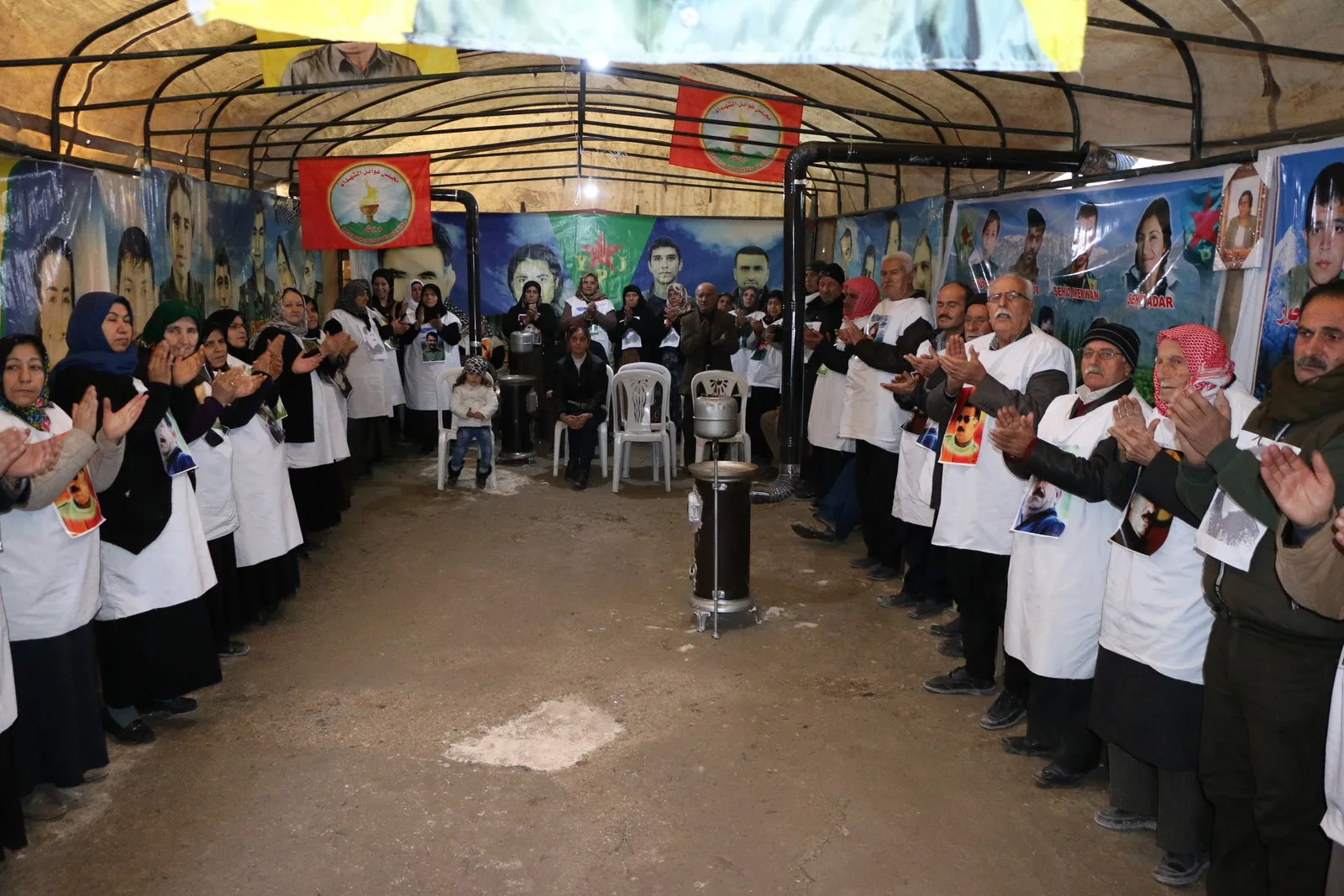 In sit-in tent: Self-reliance is important to reach Ocalan's freedom