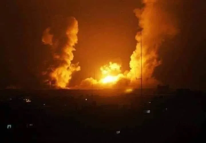Explosion shook southern of  Gaza Strip