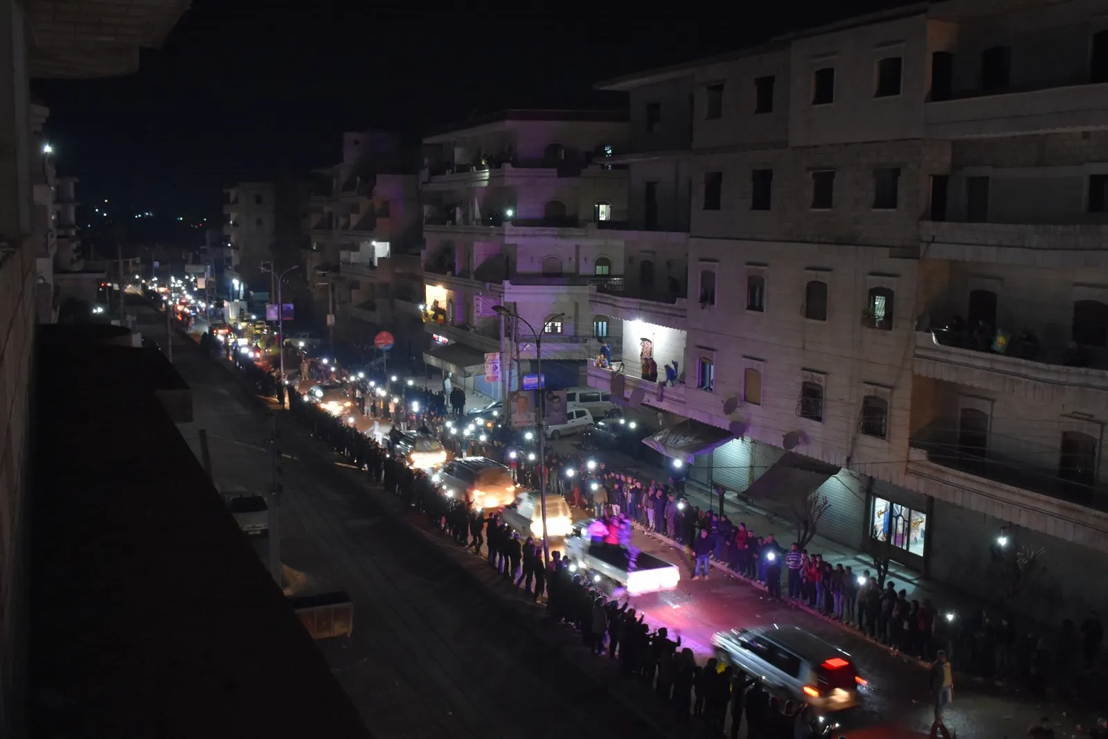 In February... People from everywhere headed to Afrin