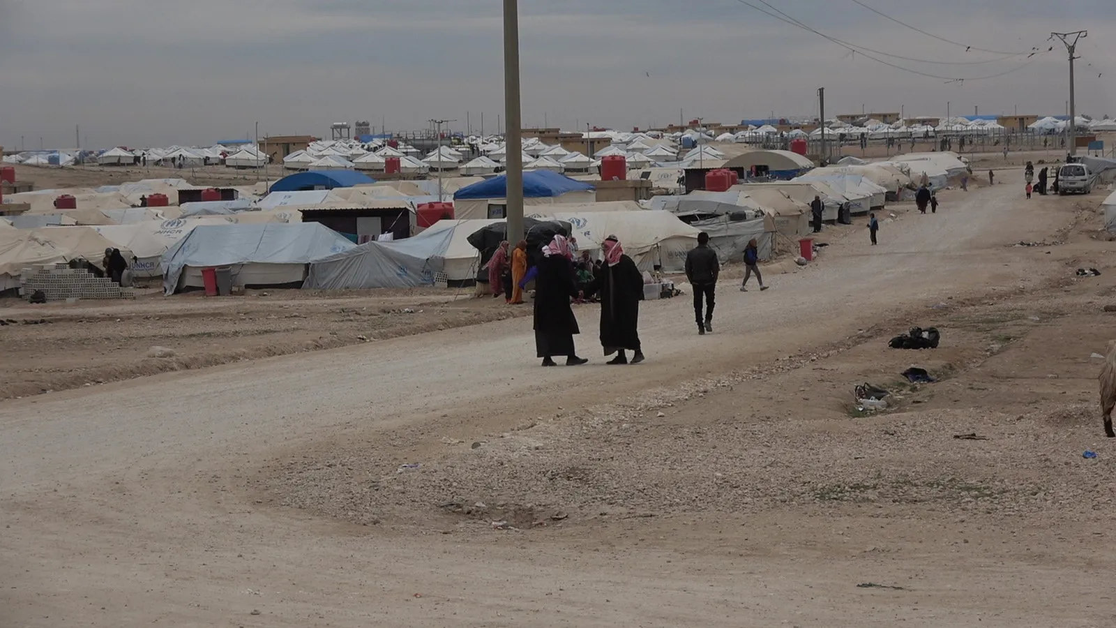 Refugees of al-Holl camp are increasing, aid not enough