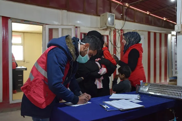Kurdish Red Crescent intensifies its work in al-Hull camp