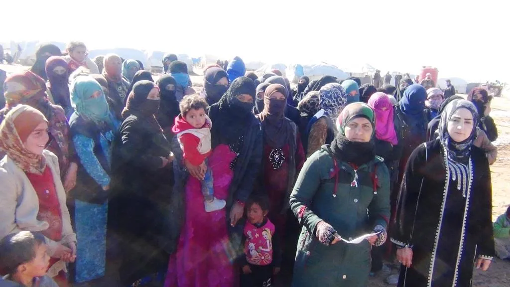 Women of Abu Khashab camp: We reject the Turkish occupation