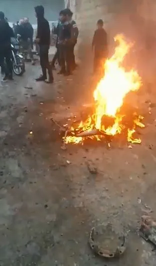 Motorcycle explosion in al-Bab city
