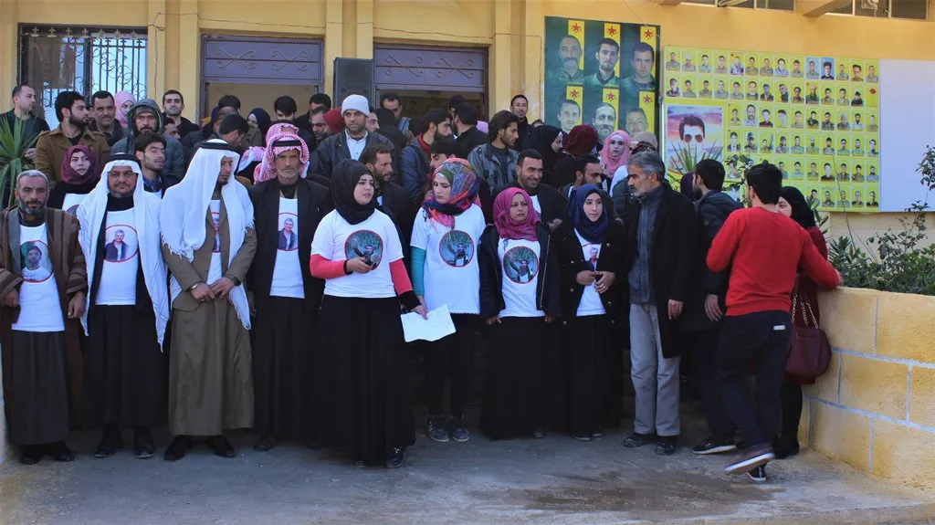 Dozens from al-Mansoura, al-Tabqa join hunger strike on 7th day