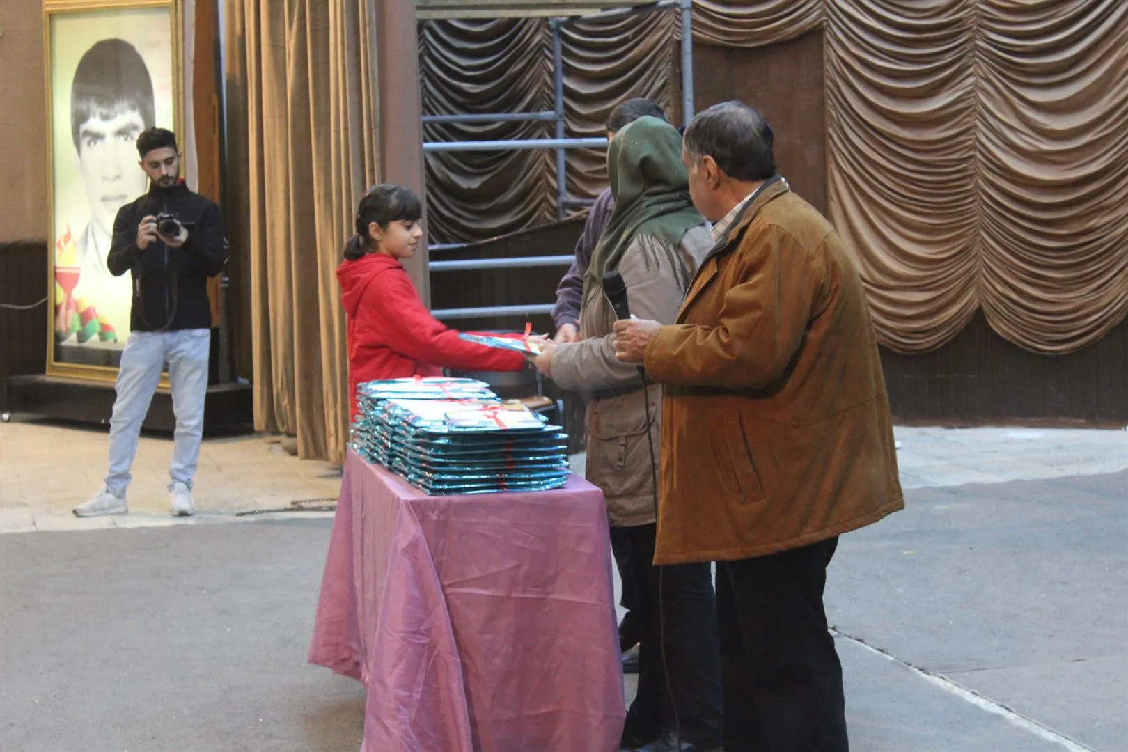 Children's drawings exhibition in Rumailan Town