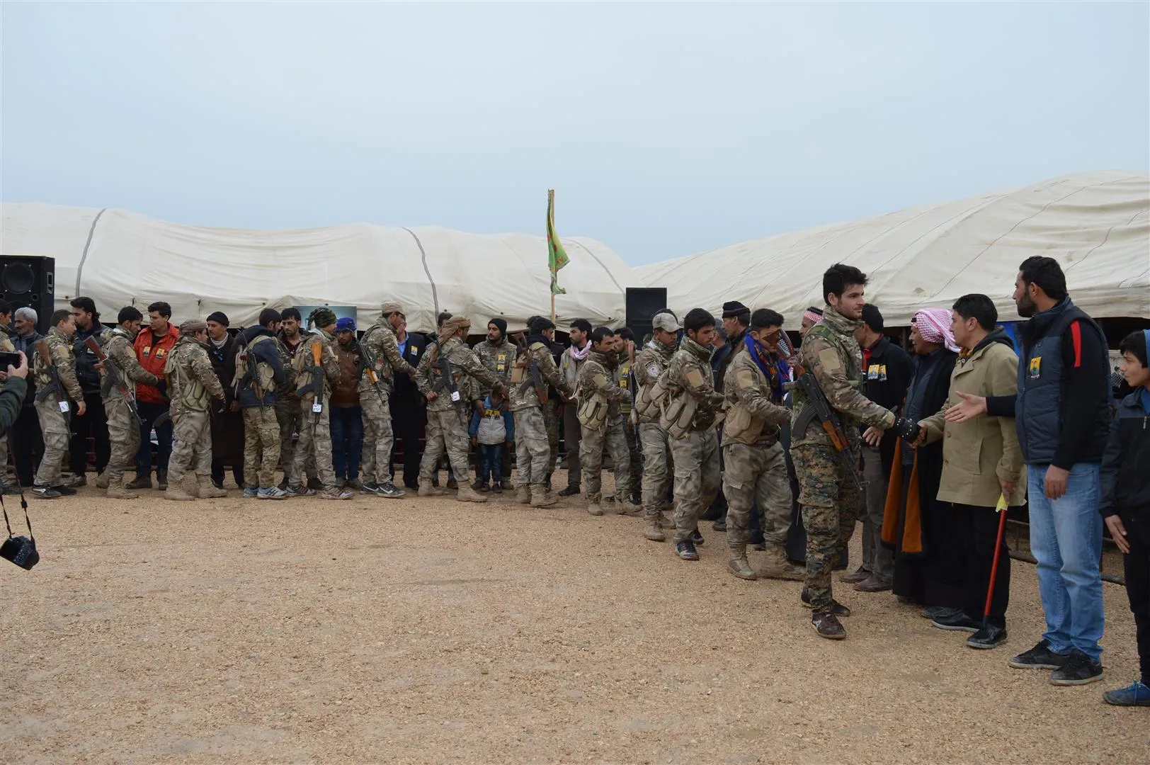 Hundreds offered condolences to families of "Battle to Defeat Terrorism" martyrs