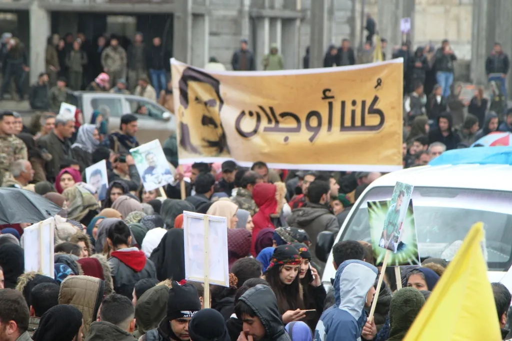 Tens of thousands take to Kobanî streets condemning "the Black Day"