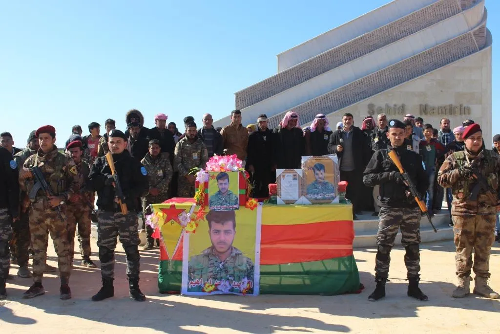 Corpse of martyr Majed Ibrahim bid farewell in Tal Hamis