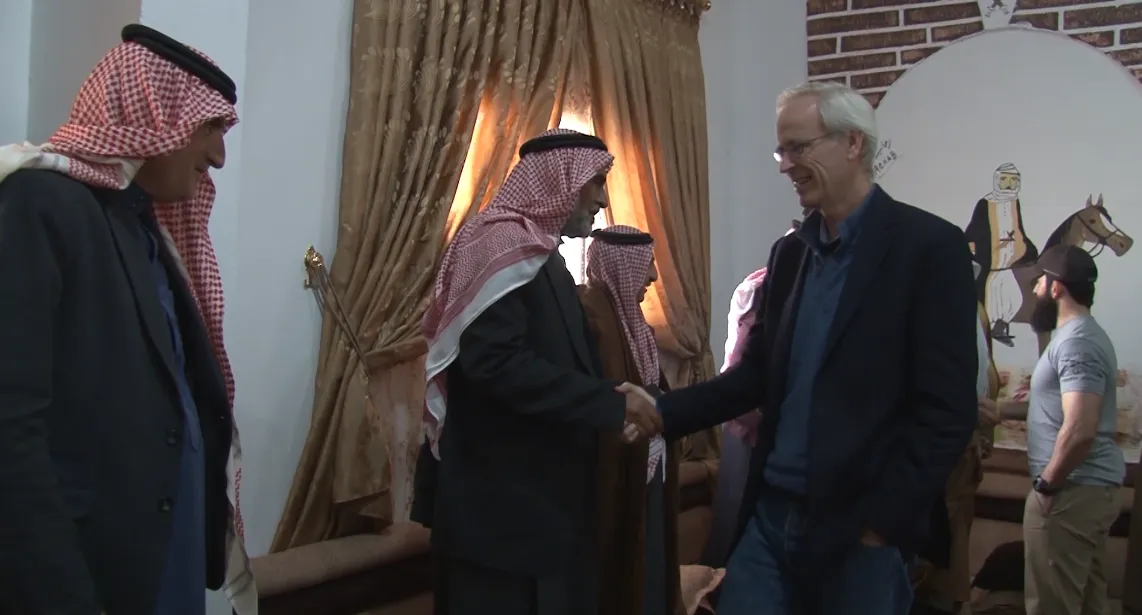 International Coalition delegation visits al-Tabqa