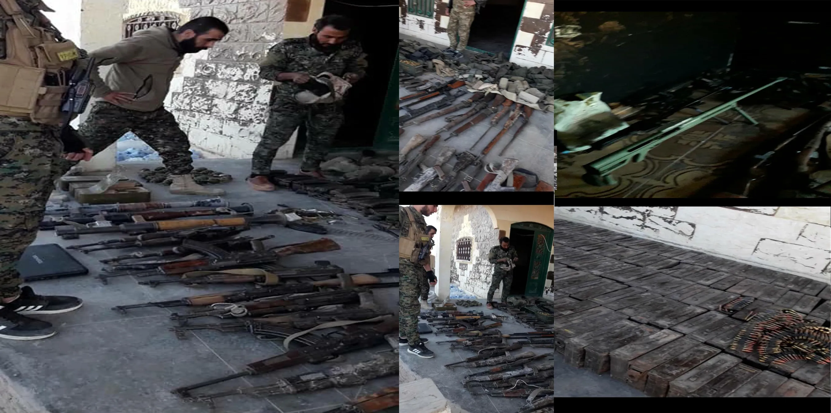 Weapons depot found in al-Baguz