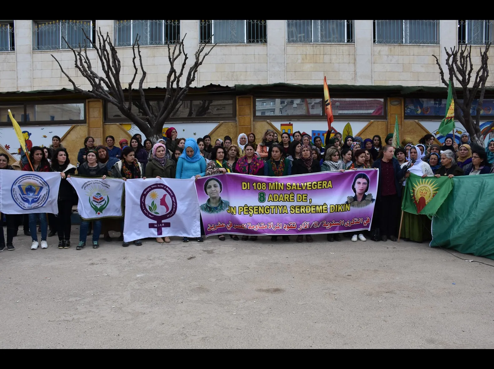 On March 8, women taught enemies of freedom lesson on determination, resistance