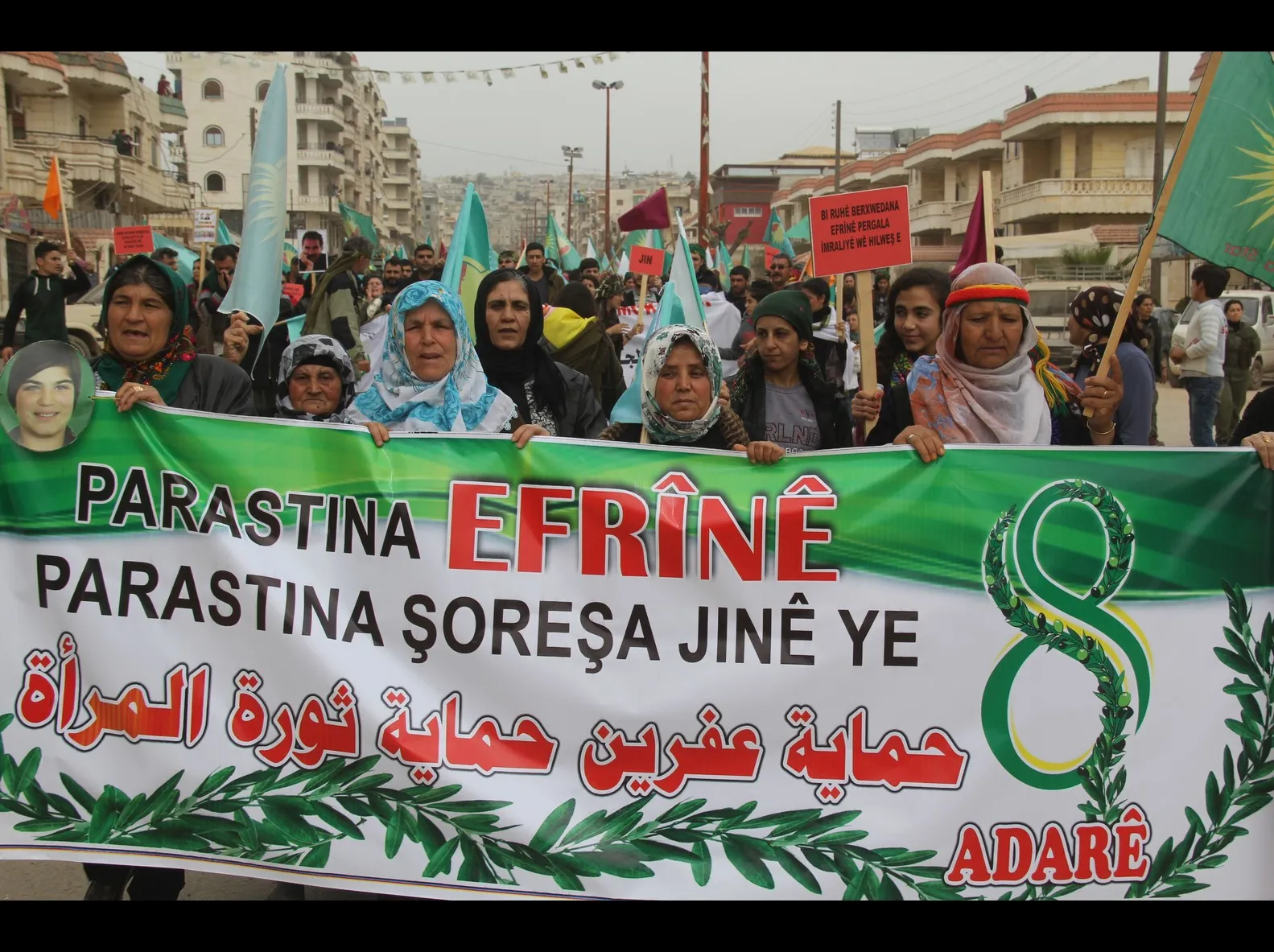 On March 8, women taught enemies of freedom lesson on determination, resistance