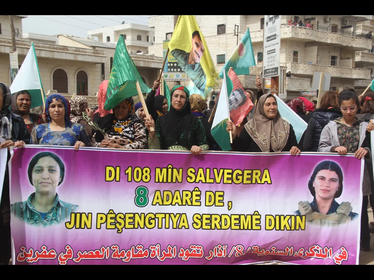 On March 8, women taught enemies of freedom lesson on determination, resistance