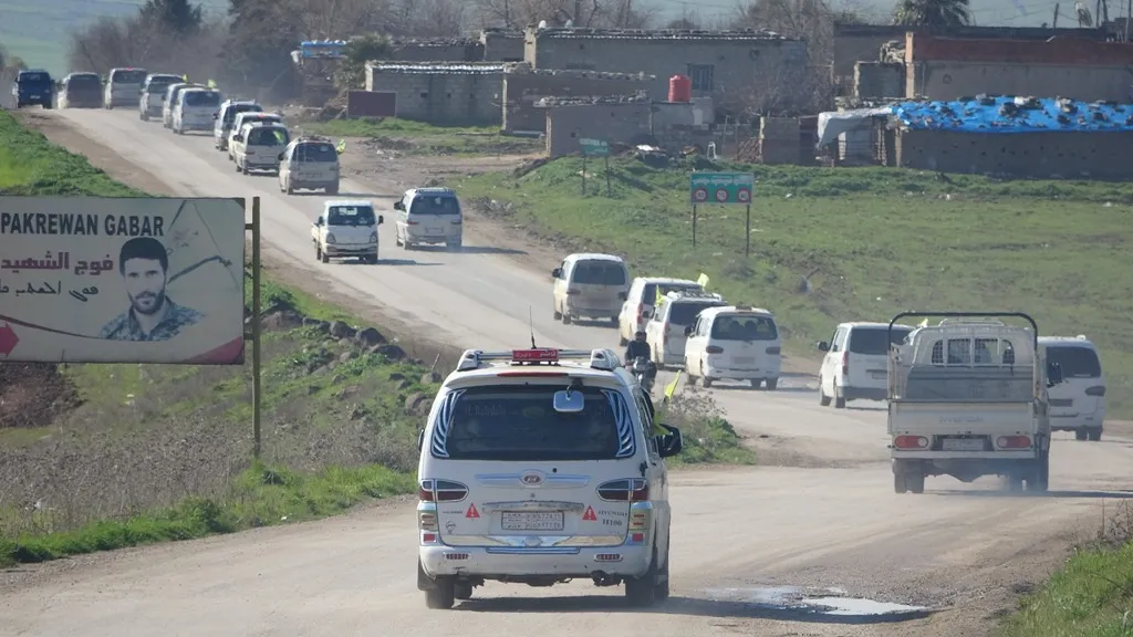 Women of N, E of Syria  Syria are heading towards celebration squares