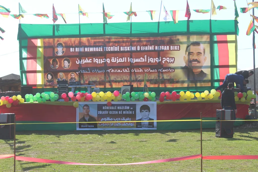 North, east Syria people celebrating Newroz 2019