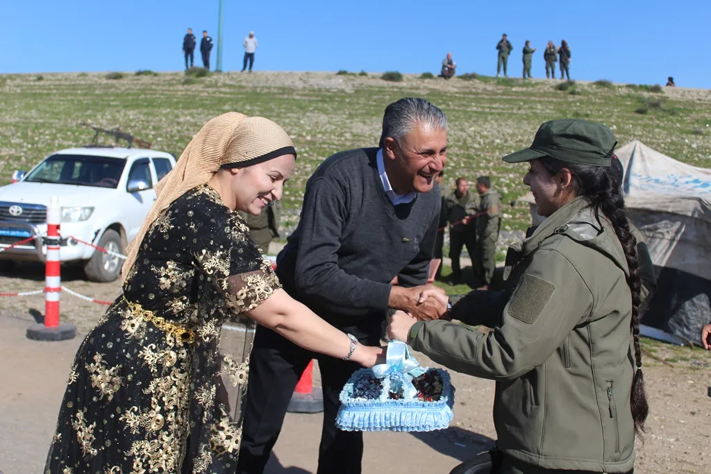 North, east Syria people celebrating Newroz 2019