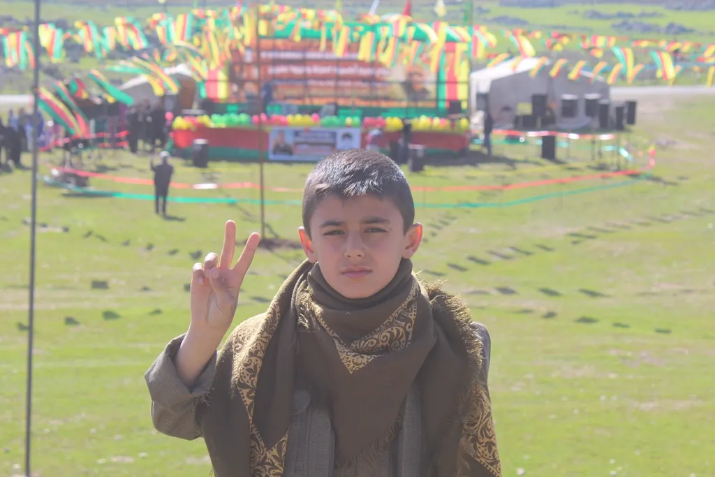 North, east Syria people celebrating Newroz 2019