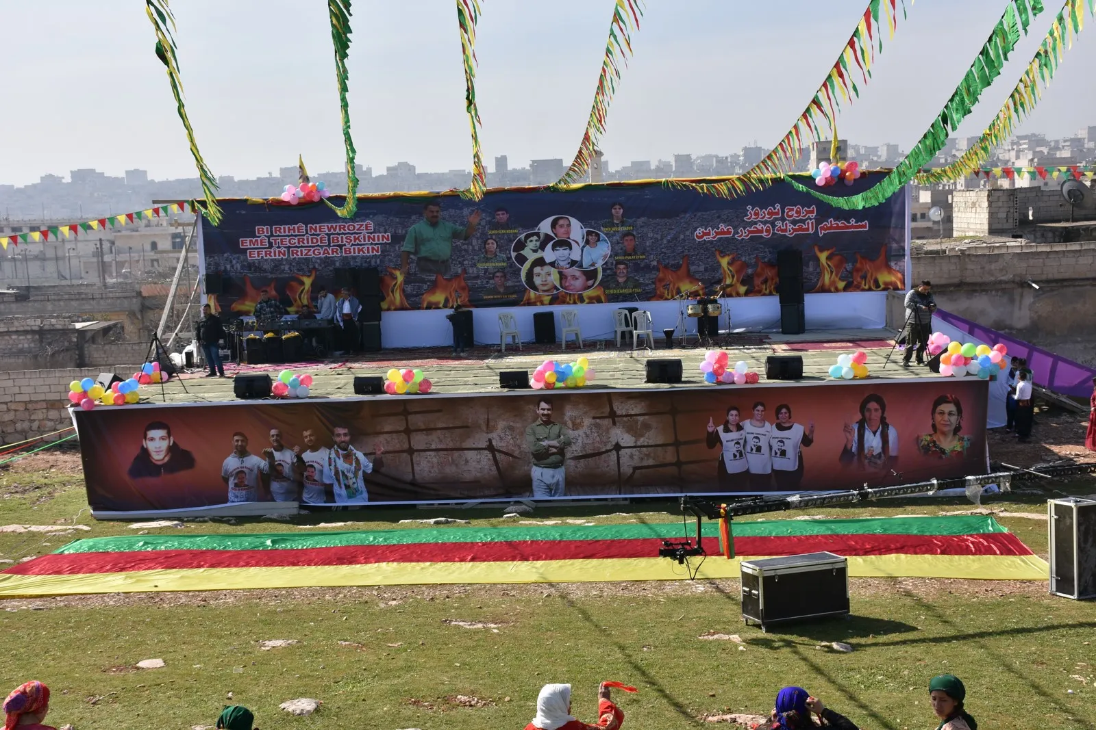 North, east Syria people celebrating Newroz 2019