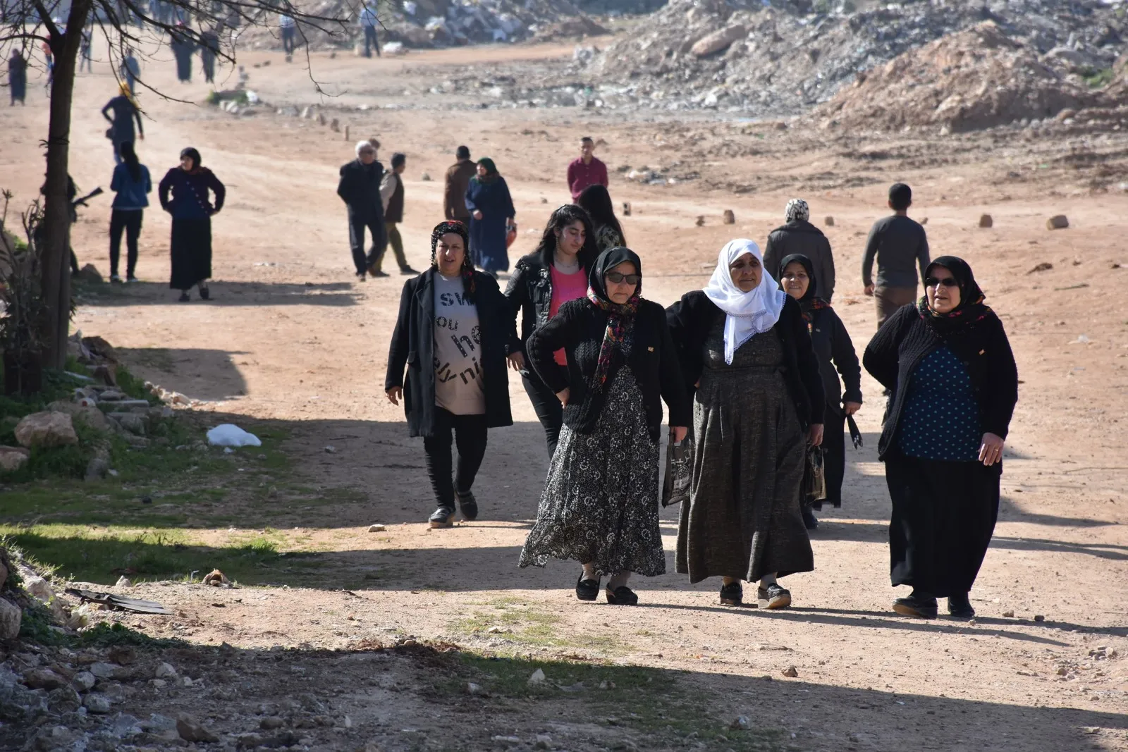 North, east Syria people celebrating Newroz 2019