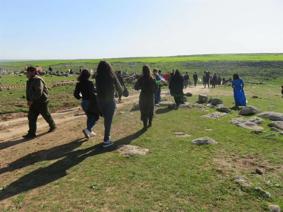 North, east Syria people celebrating Newroz 2019