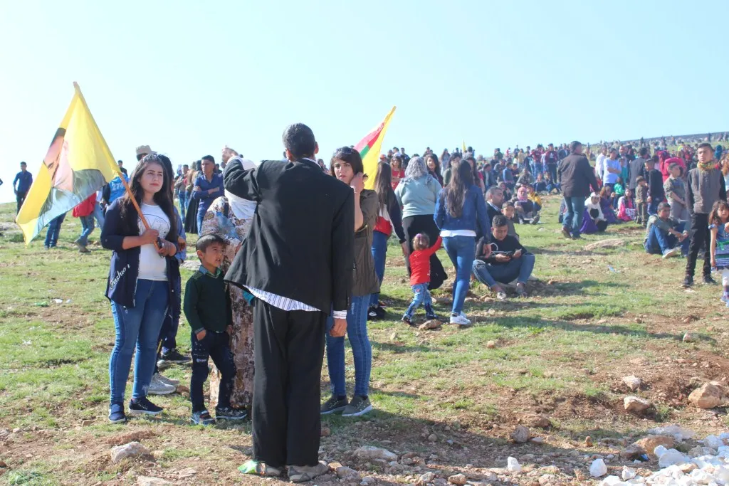 North, east Syria people celebrating Newroz 2019