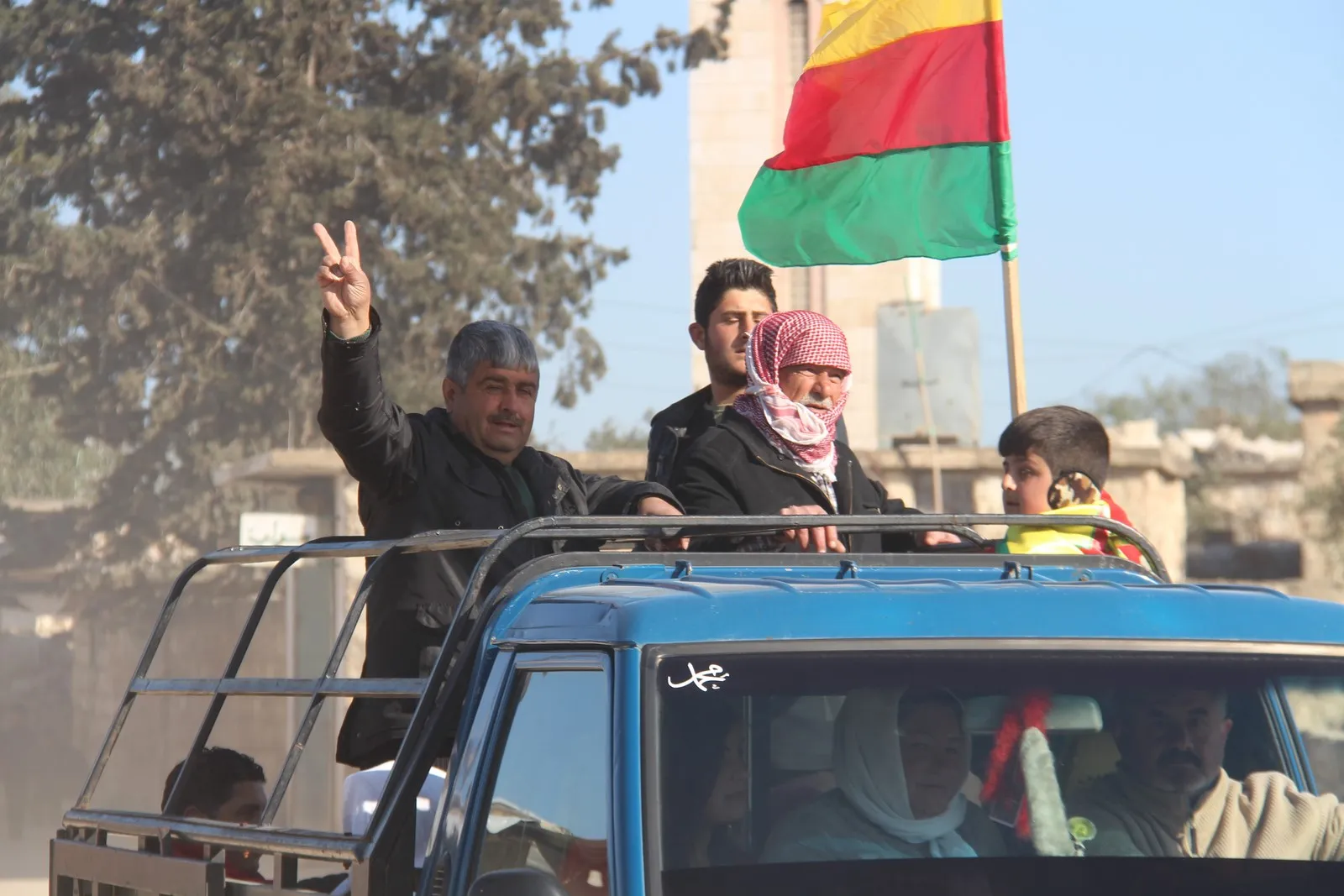North, east Syria people celebrating Newroz 2019