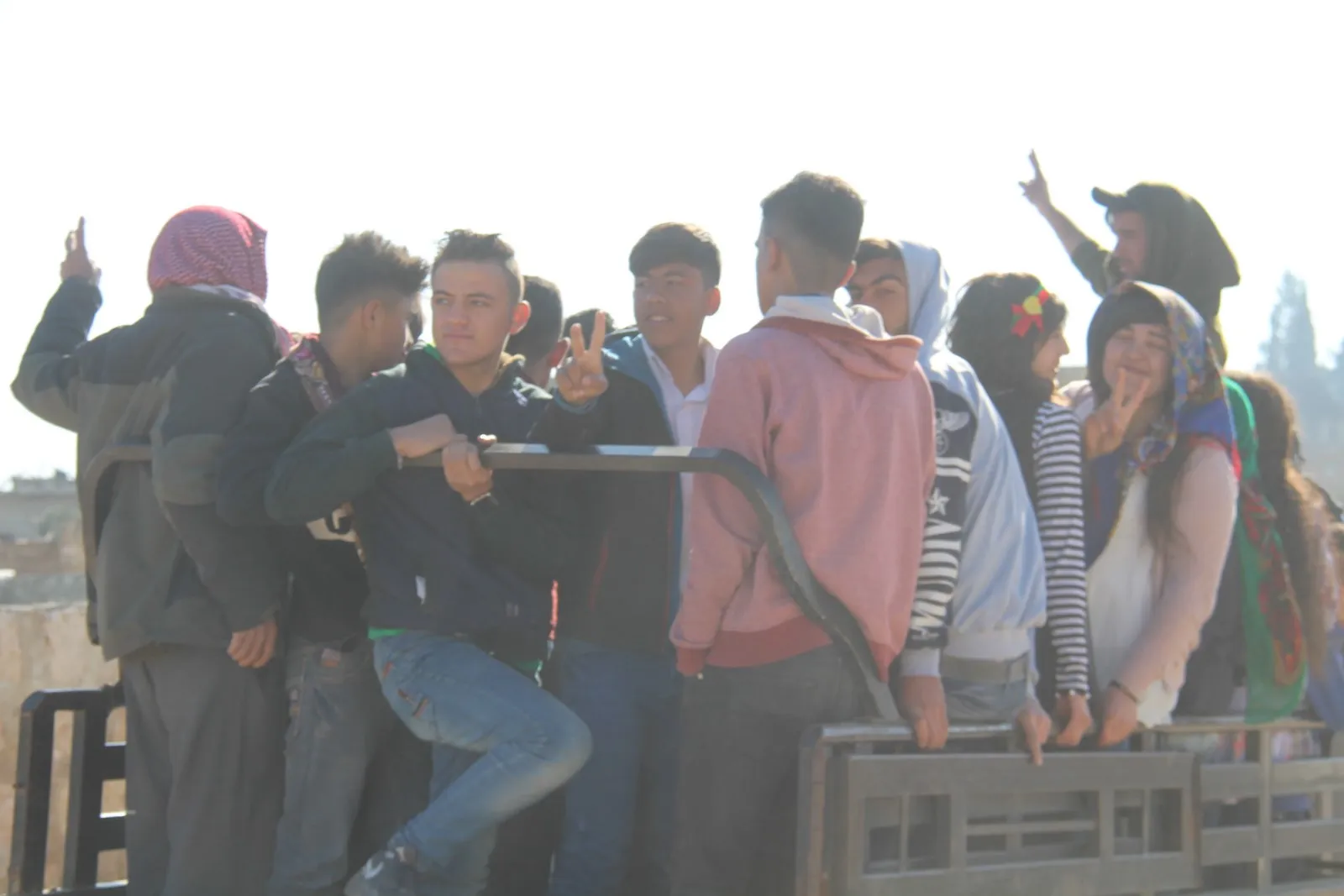 North, east Syria people celebrating Newroz 2019