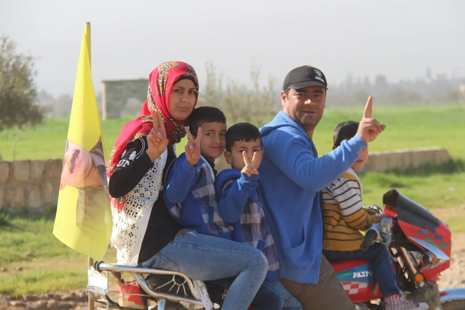 North, east Syria people celebrating Newroz 2019