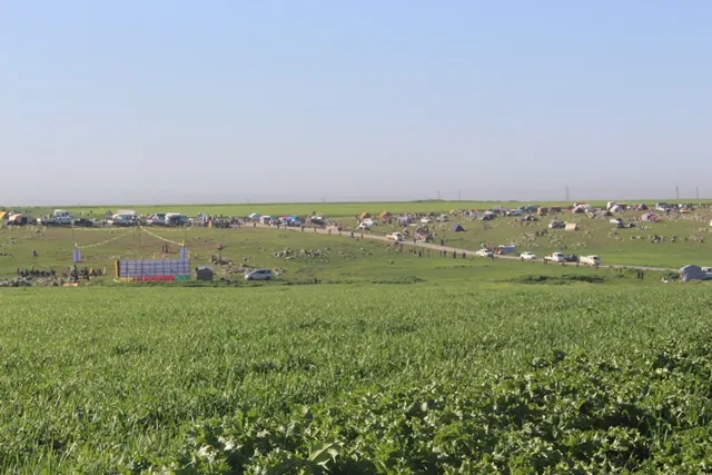 North, east Syria people celebrating Newroz 2019