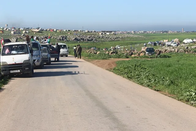 North, east Syria people celebrating Newroz 2019