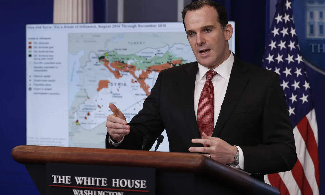 Brett McGurk thanks SDF for ending Daesh