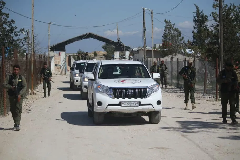 Red Cross delegation visits al-Hol camp