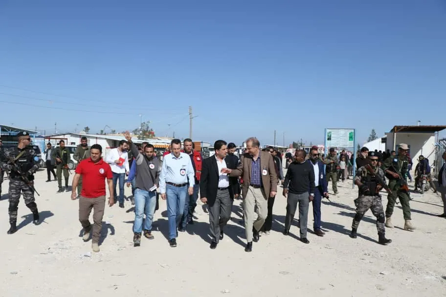 Red Cross delegation visits al-Hol camp