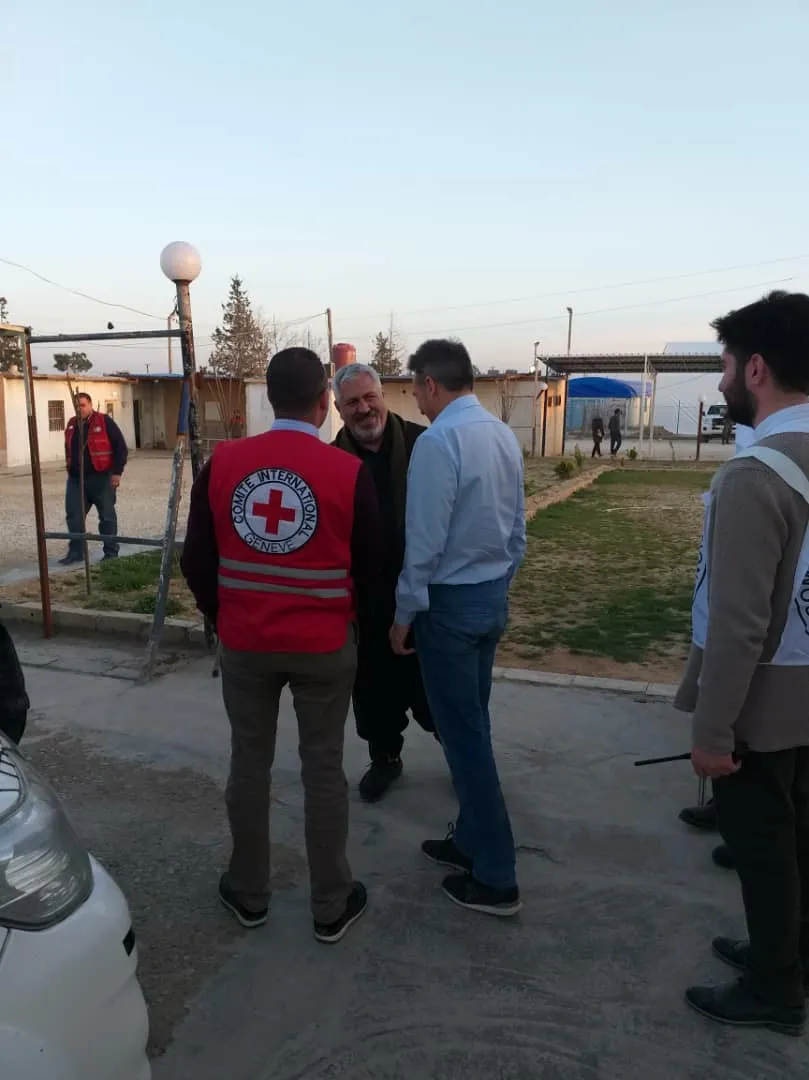 Red Cross delegation visits al-Hol camp