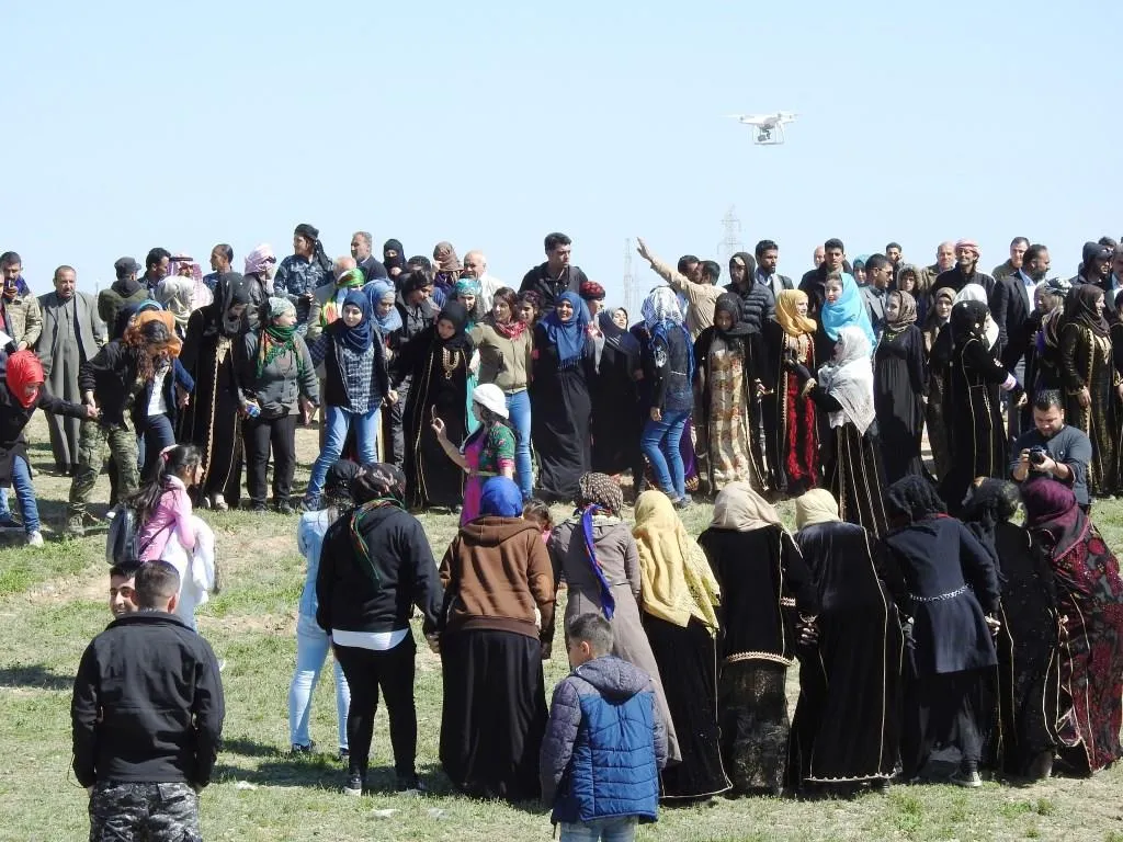 The celebration of International Women's Day begins in al-Raqqa