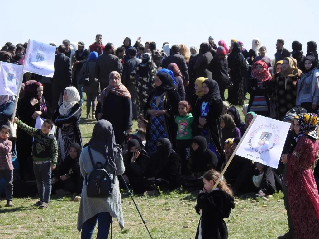 The celebration of International Women's Day begins in al-Raqqa