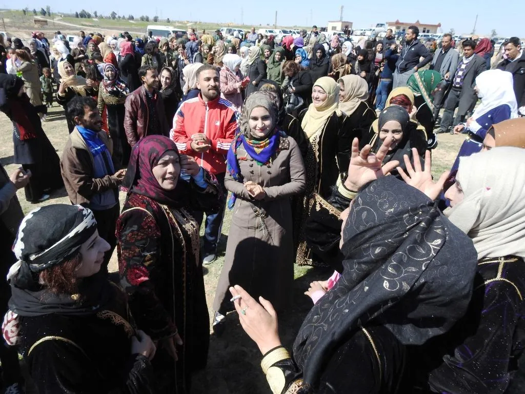 The celebration of International Women's Day begins in al-Raqqa