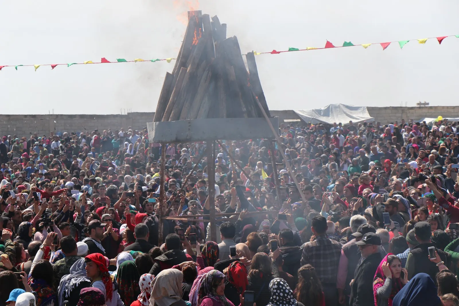 Newroz events in al-Shahab initiated