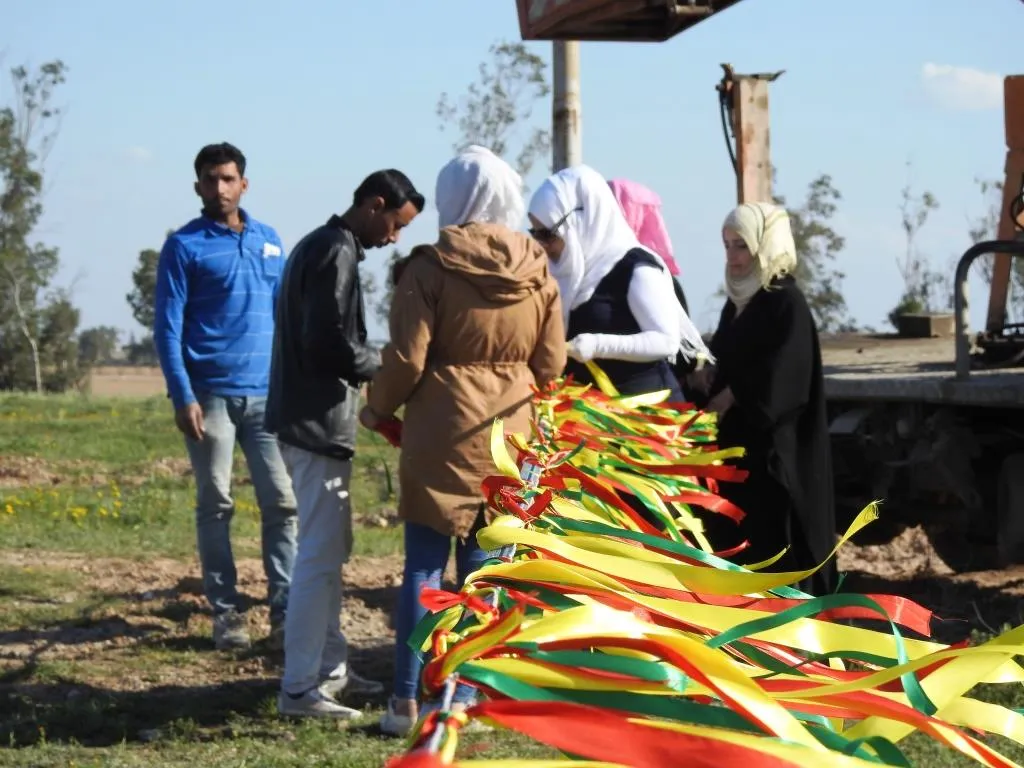 AL-Raqqa prepares to celebrate in Newroz day 